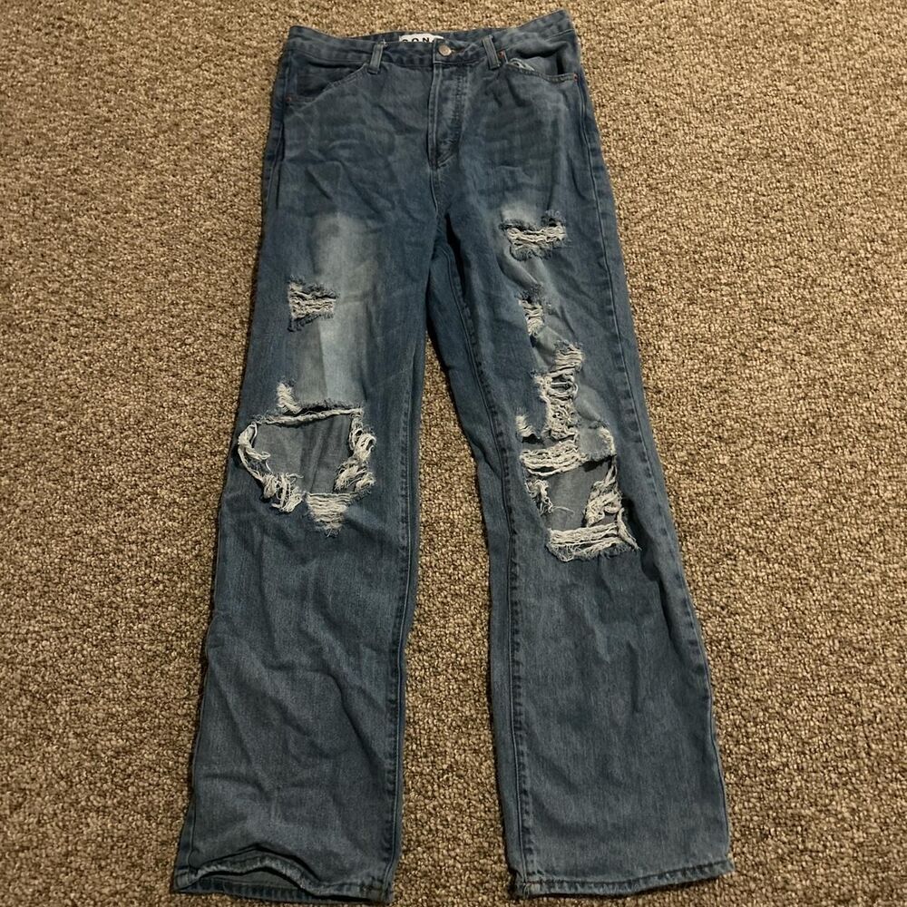 Unbranded Women's Blue and Navy Jeans